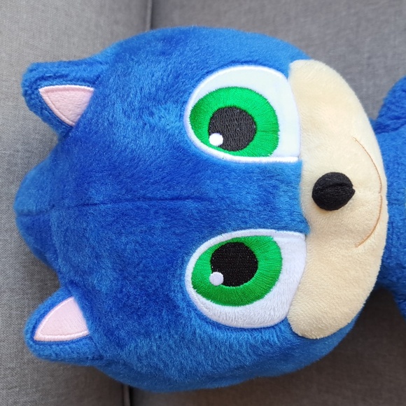 Sonic The Hedgehog 2020 Toy Factory Plush The Movie Baby Sonic Sega RARE HTF - Picture 3 of 11